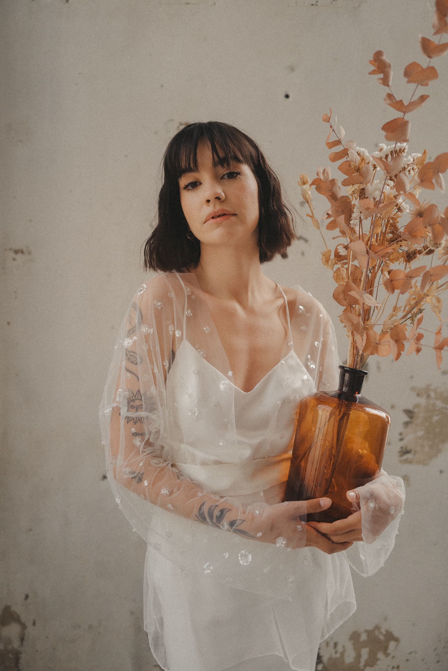 robe de mariage en satin